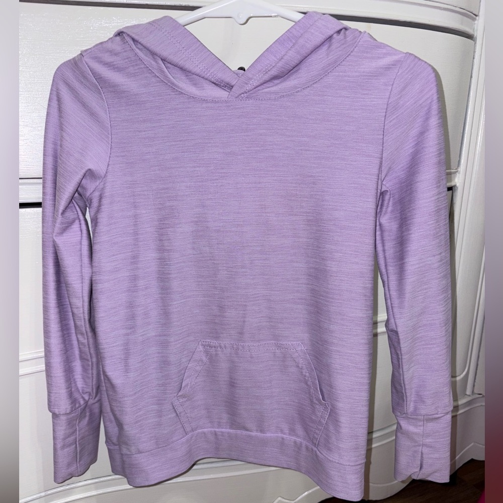 Runway Quick Dry Lightweight Activewear Hoodie with Criss Cross Back 2T Girl